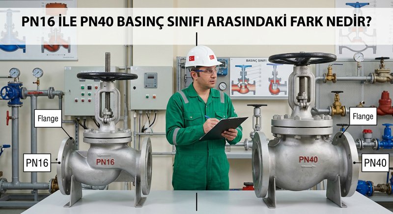 PN16 ile PN40 Basınç Sınıfı Arasındaki Fark Nedir?